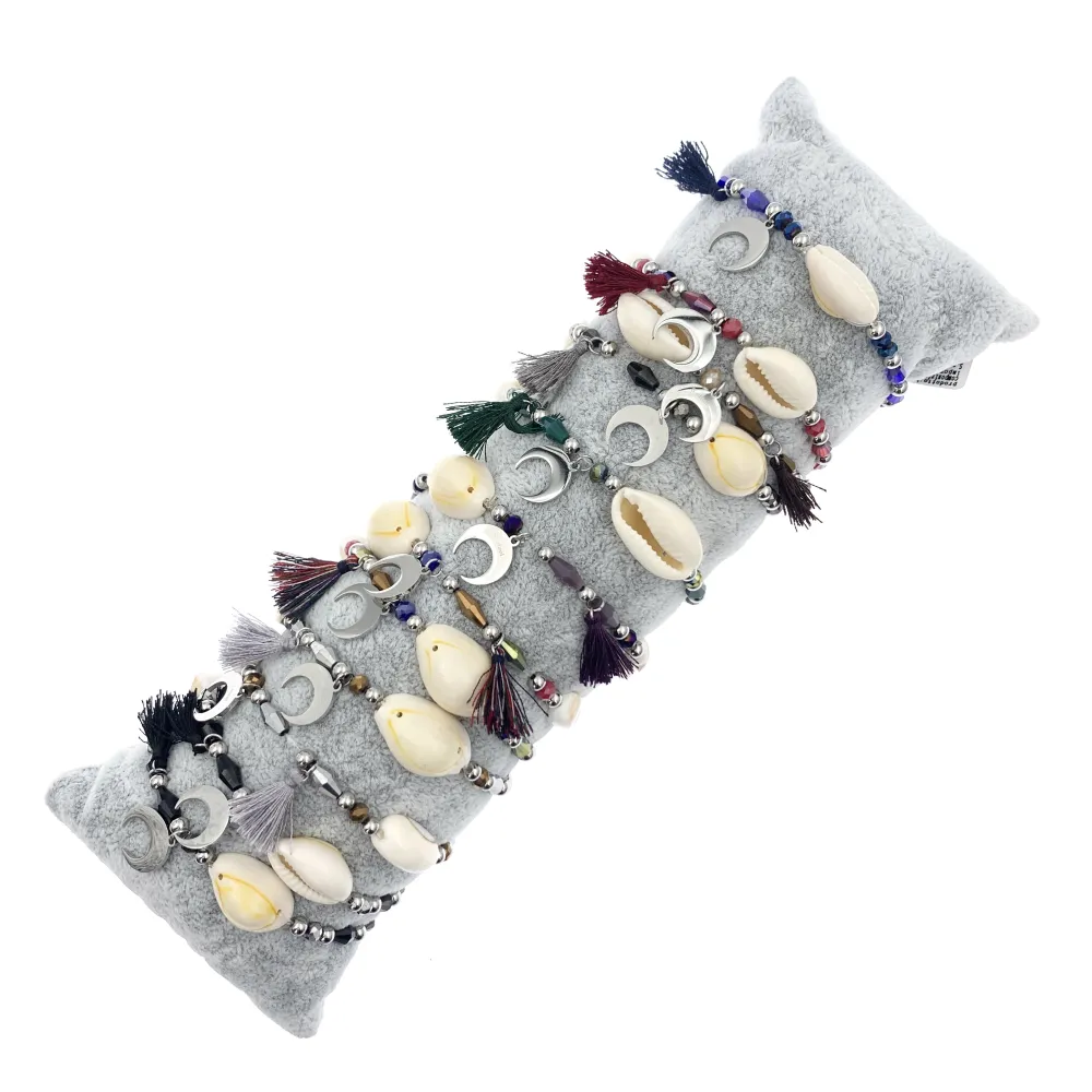 12Pz Bracciali Elastici in Acciaio+Cuscino in Omaggio - BPA104-321