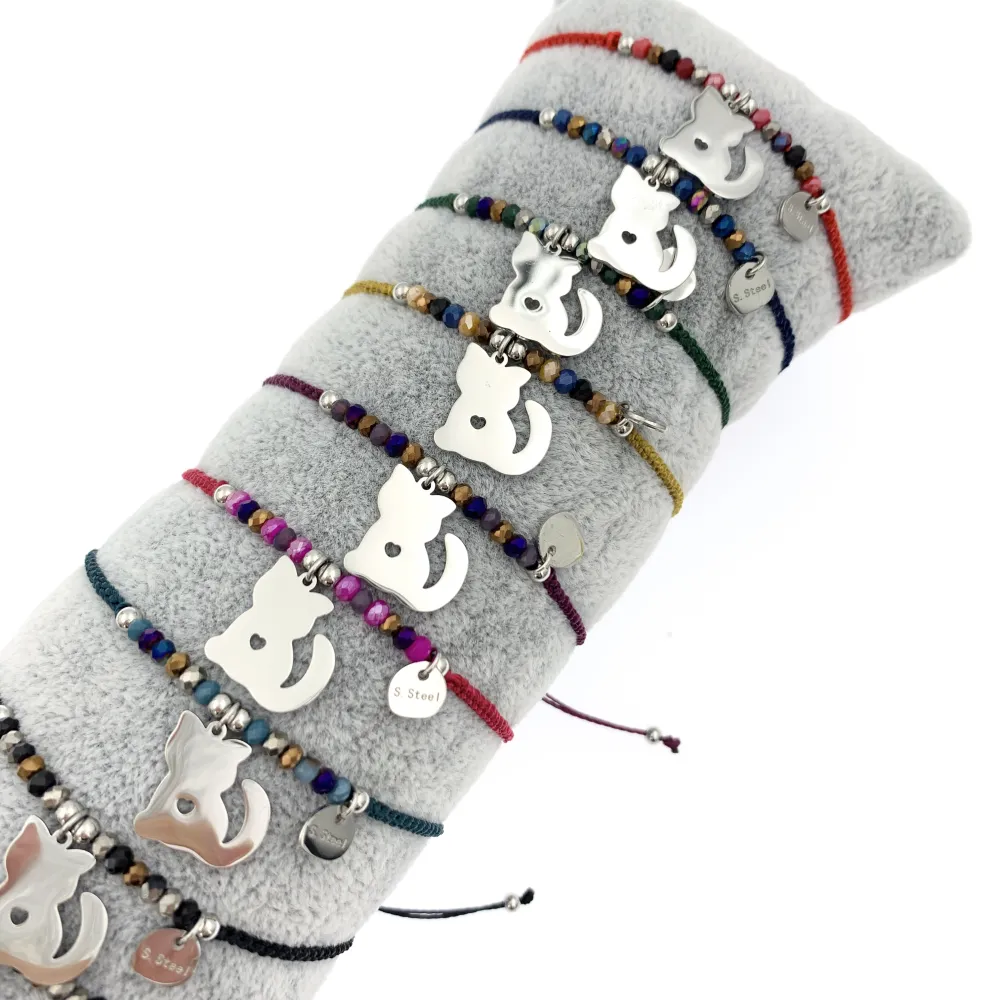 12Pz Bracciali in Acciaio Regolabili + Cuscino in Omaggio - BPA104-638