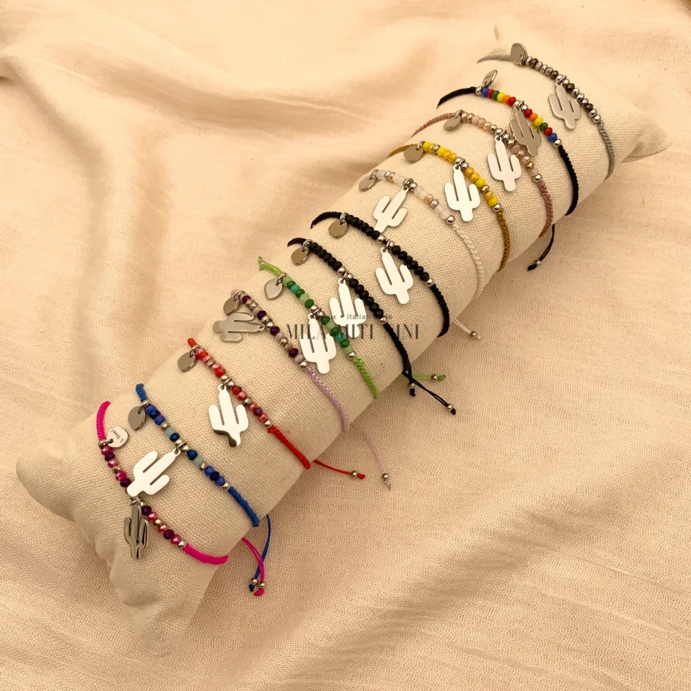 12Pz Bracciali in Acciaio Regolabili + Cuscino in Omaggio - BPA104-647