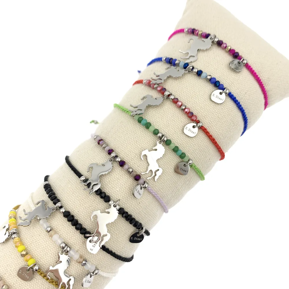 12Pz Bracciali in Acciaio Regolabili + Cuscino in Omaggio - BPA104-648