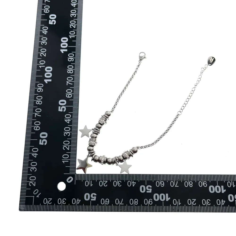 Mix Soggetti- 12 Pz Bracciali in Acciaio con Moschettone - BPA-413-1615