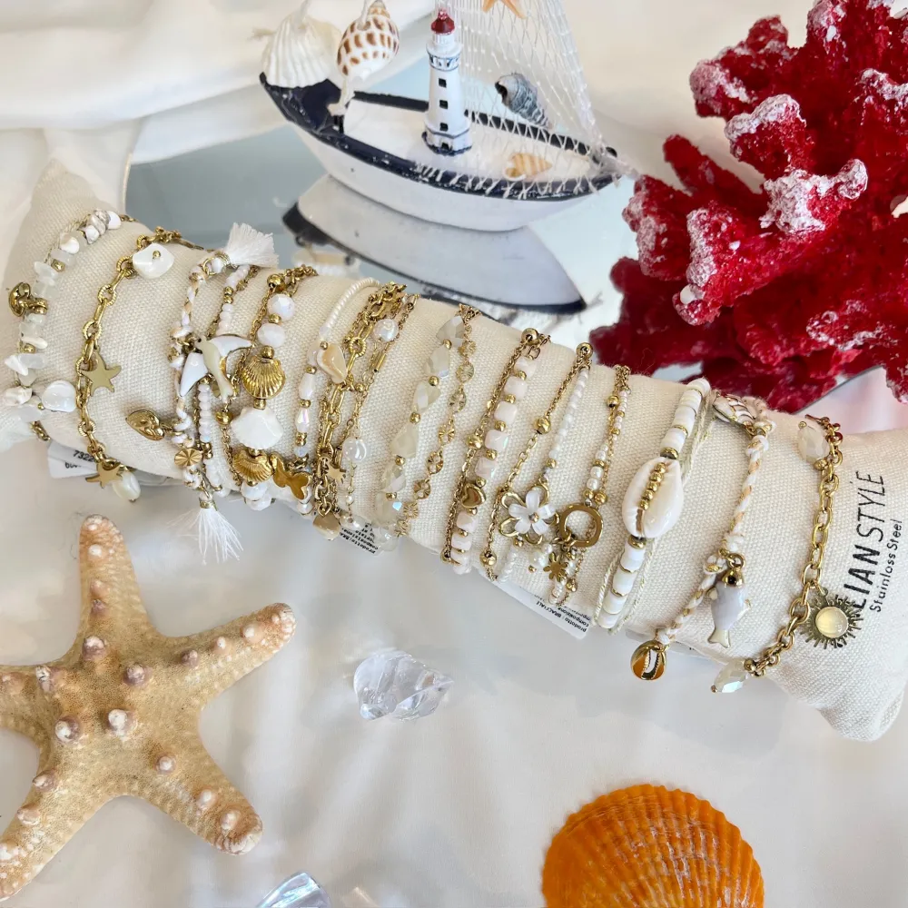 Mix Soggetti-15pz Bracciali in Acciaio - BPA-732-292