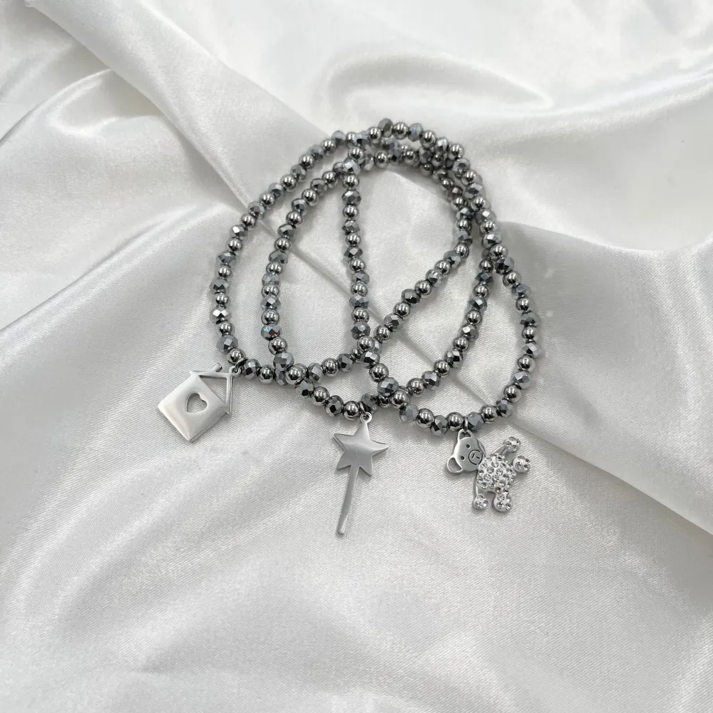 Oresetto-Tris Bracciali Elastici in Acciaio - BPE-413-1211