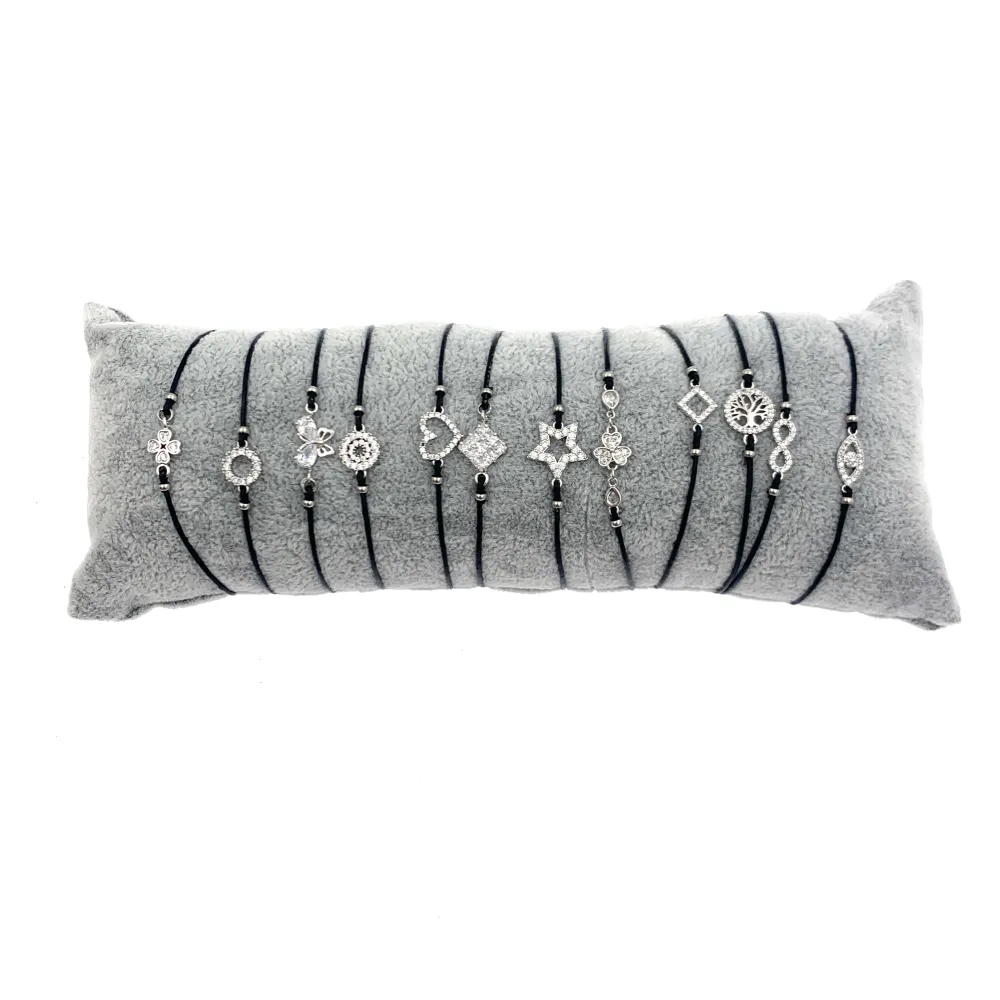 12pz Bracciali+Cuscino in Omaggio - BPM176-160-Mix Soggetti- 12 Pz Bracciali Regolabili