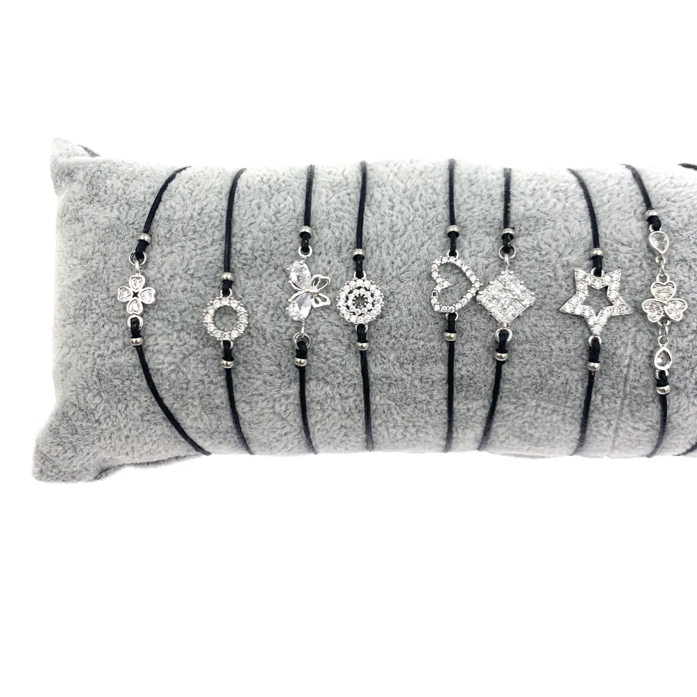 12pz Bracciali+Cuscino in Omaggio - BPM176-160-Mix Soggetti- 12 Pz Bracciali Regolabili