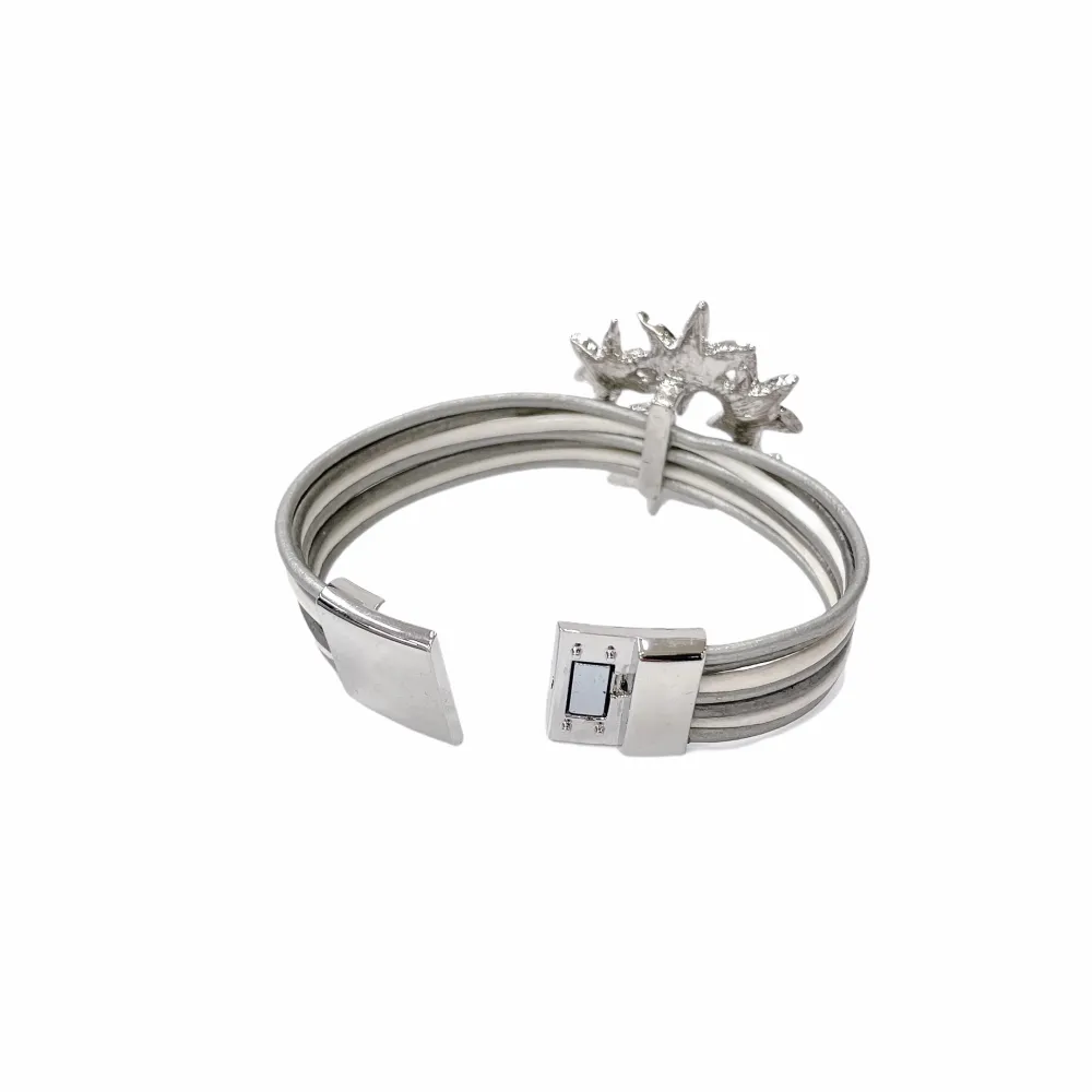 6Pz Bracciali +Cuscino in Omaggio - BPM176-191-Multifili con Charmes-6 Pz Bracciali