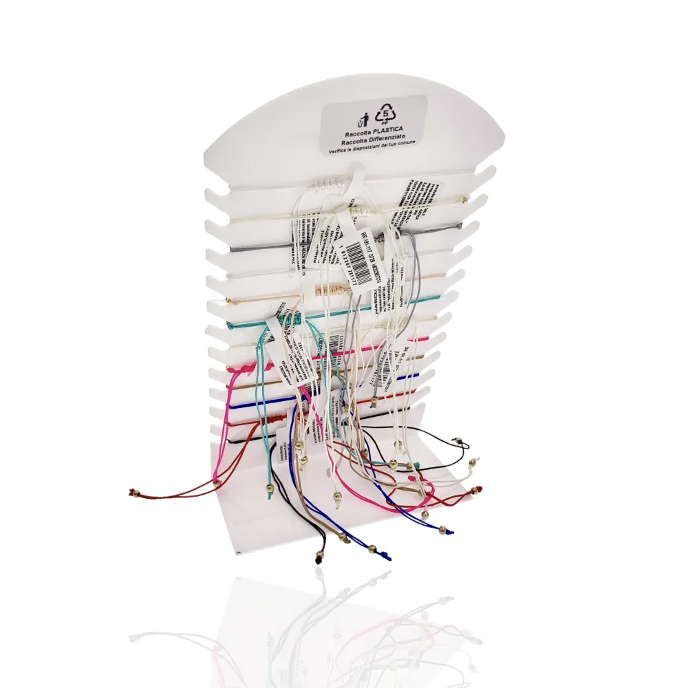 Perla con Perline-12pz Bracciali Regolabili - BPM-191-117