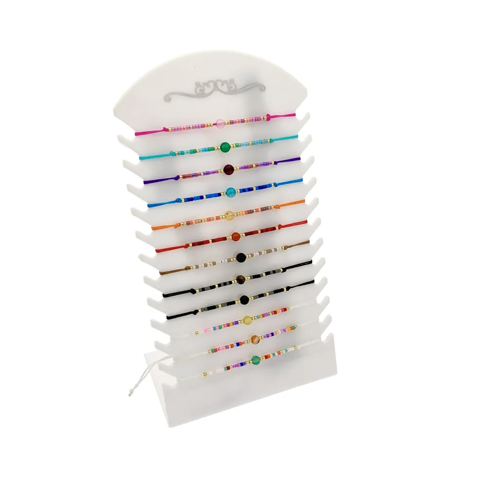 Pallina e Perline-12pz Bracciali Regolabili - BPM-480-R06