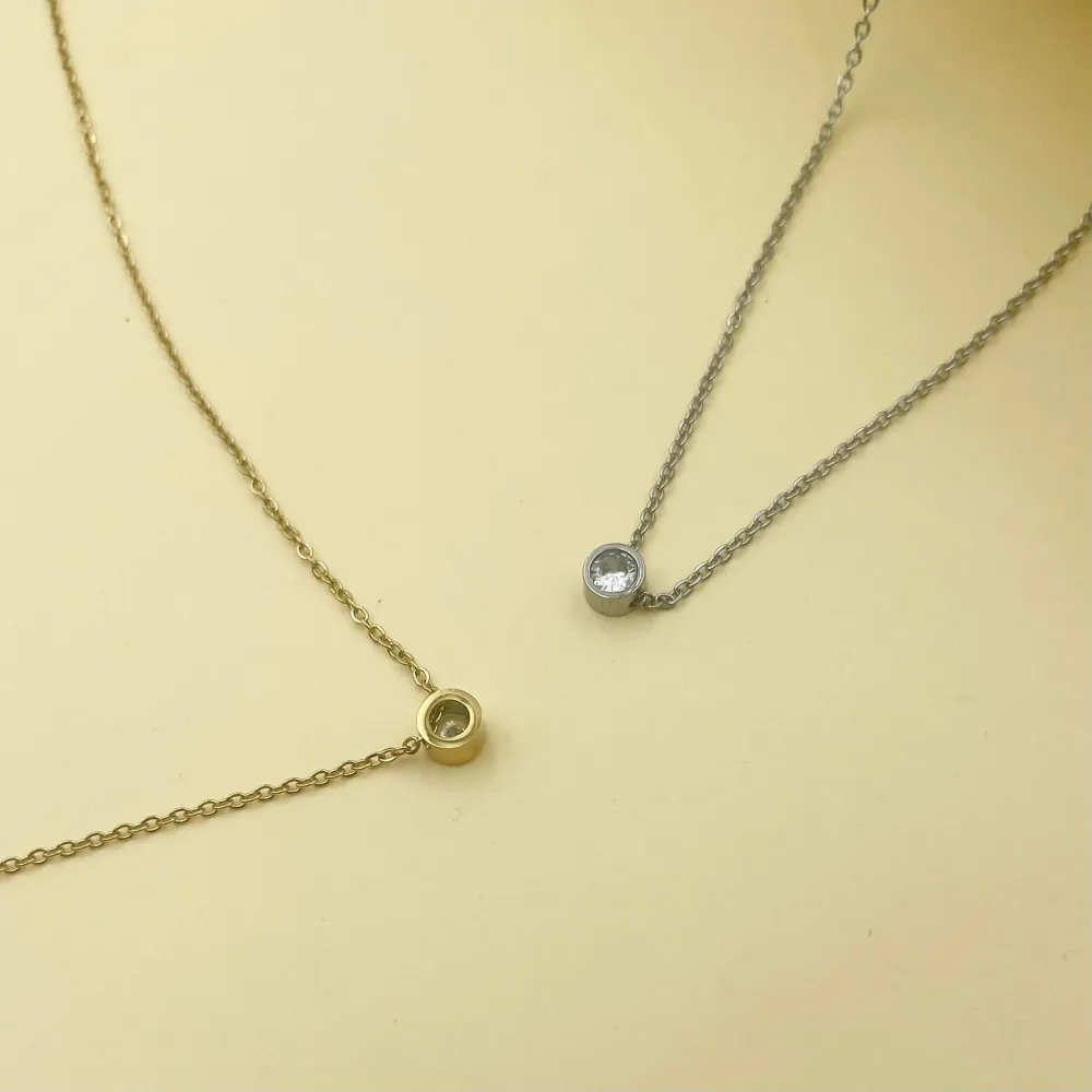 Punto Luce-Collana Corta in Acciaio - CAC-103-AA121N