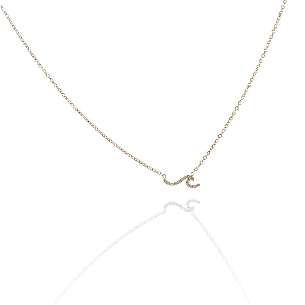 Onda-Collana Corta in Acciaio - CAC-103-AA2843N