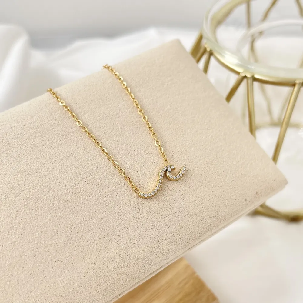 Onda-Collana Corta in Acciaio - CAC-103-AA2843N