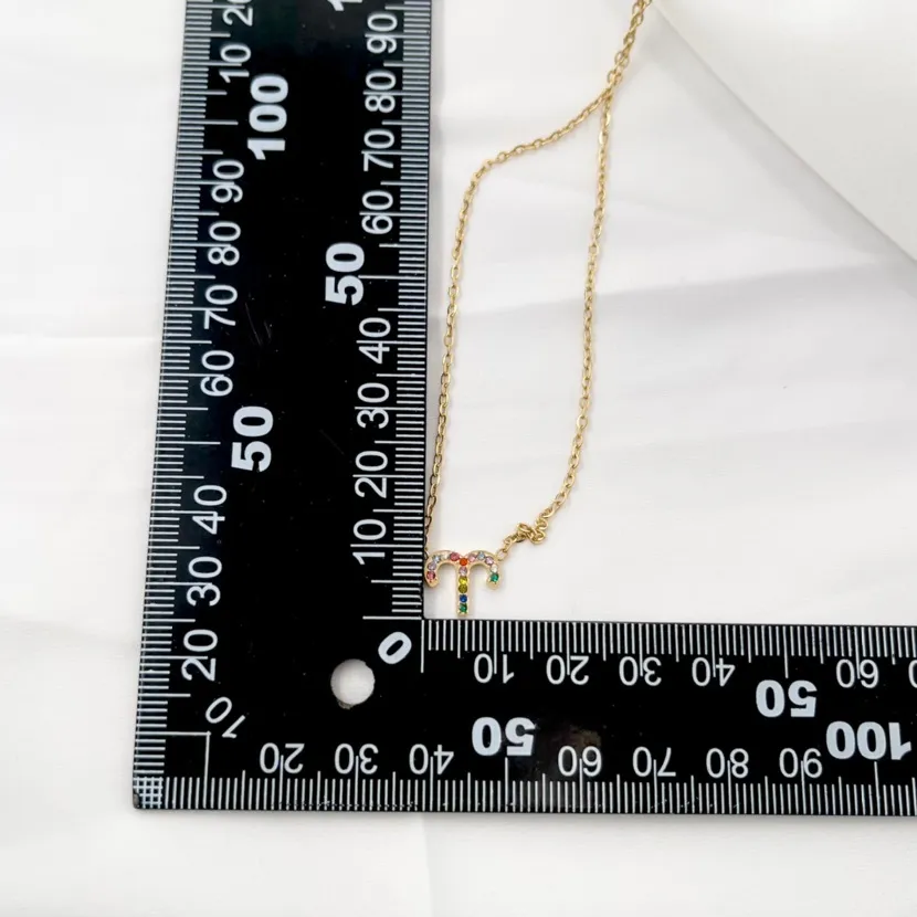 Segni Zodiacali -Collana Corta in Acciaio - CAC-103-AA52N ORO