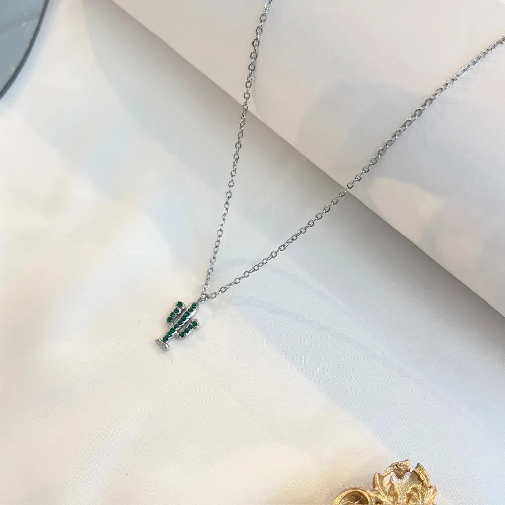 Cactus-Collana Girocollo in Acciaio - CAC-103-AA5661N