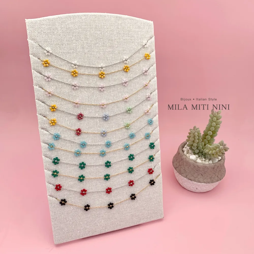 Margherita Cristallo-Collana Corta in Acciaio - CAC-103-AA67N