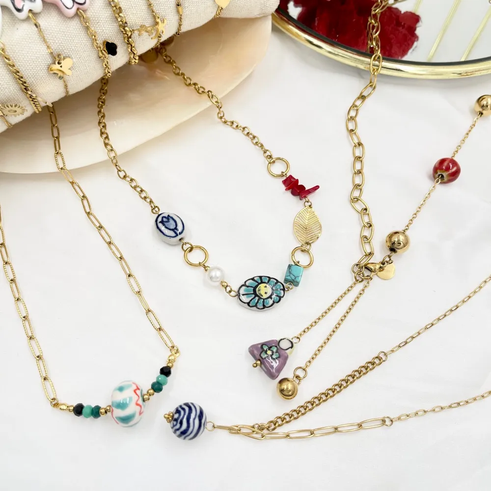 Modelli Varie-Collana Corta in Acciaio - CAC-103-An