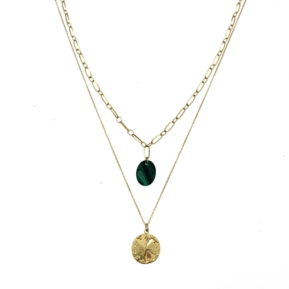 Multifilo collana acciaio - CAC-104-SD-94