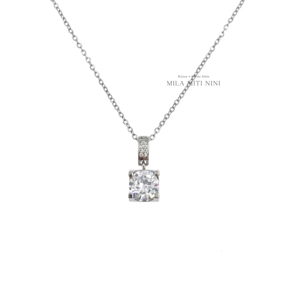 P.Luce 8mm-Collana Corta in Acciaio - CAC-413-01