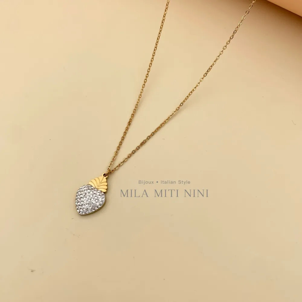 Sacro Cuore-Collana Corta in Acciaio - CAC413-1558