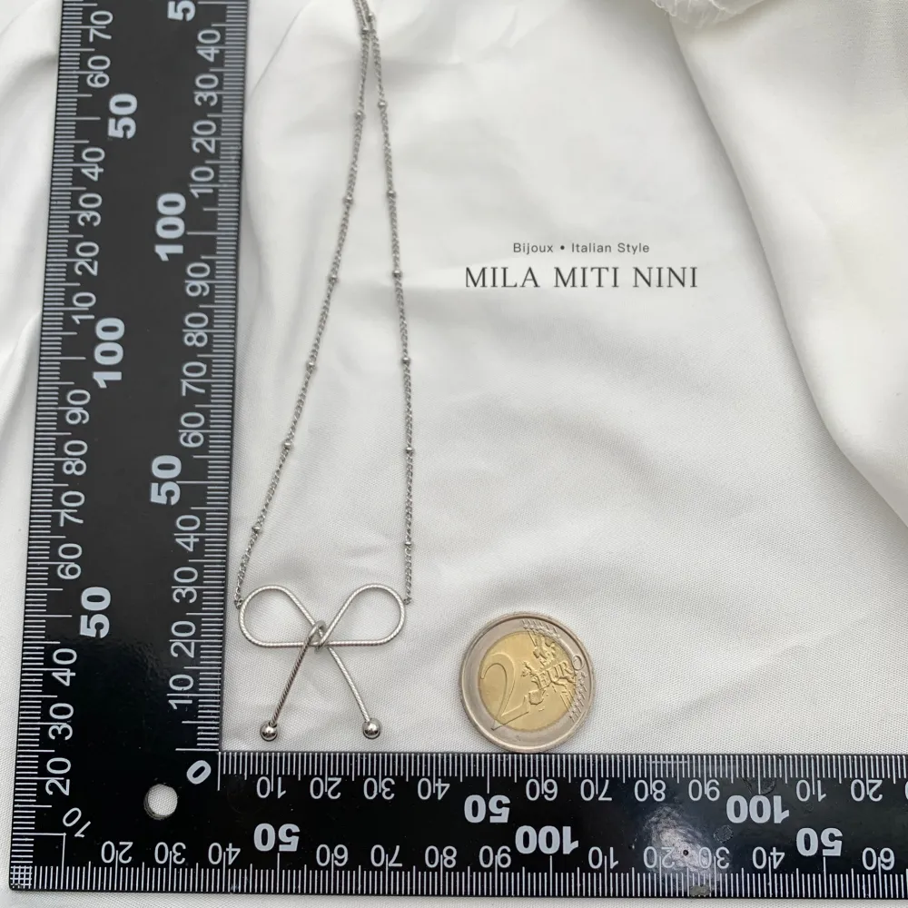 Fiocco-Collana Corta in Acciaio - CAC-413-1883