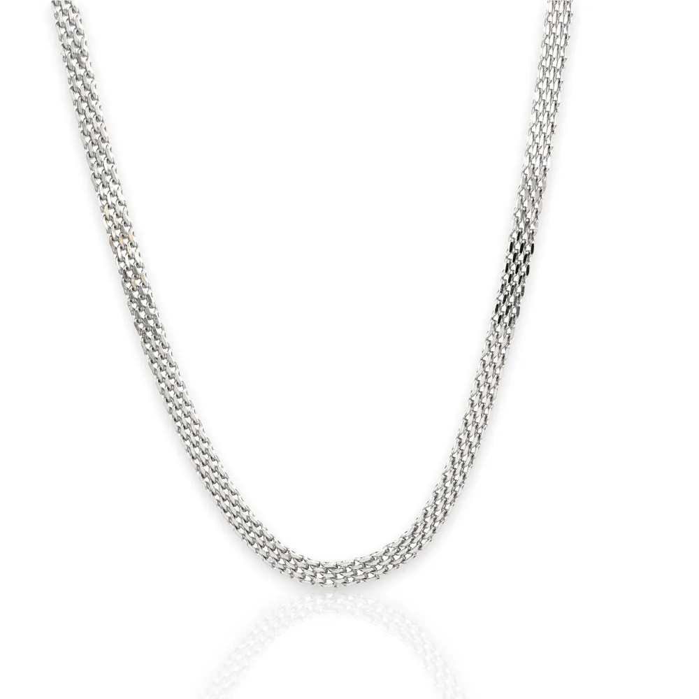 Fascia 6mm -Collana Corta in Acciaio - CAC-413-2002-6mm