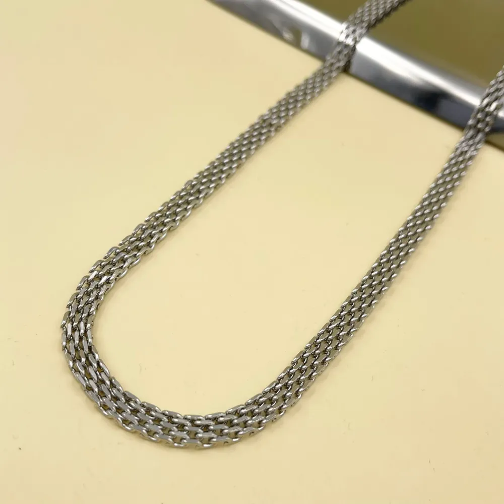 Fascia 6mm -Collana Corta in Acciaio - CAC-413-2002-6mm