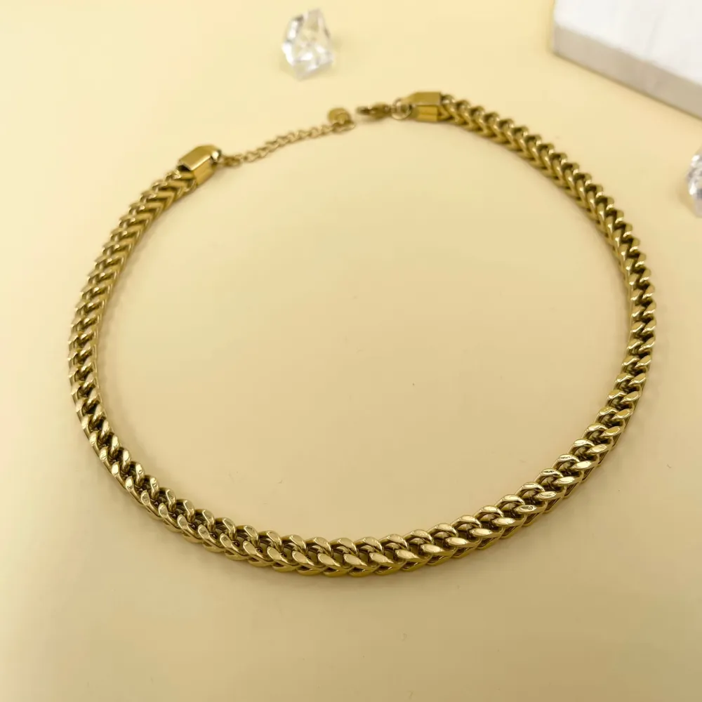 Catena -Collana Corta in Acciaio - CAC-413-2145