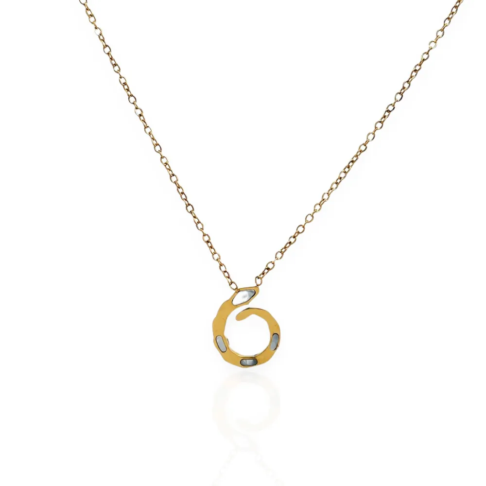 Serpente-Collana Corta in Acciaio - CAC-413-2160