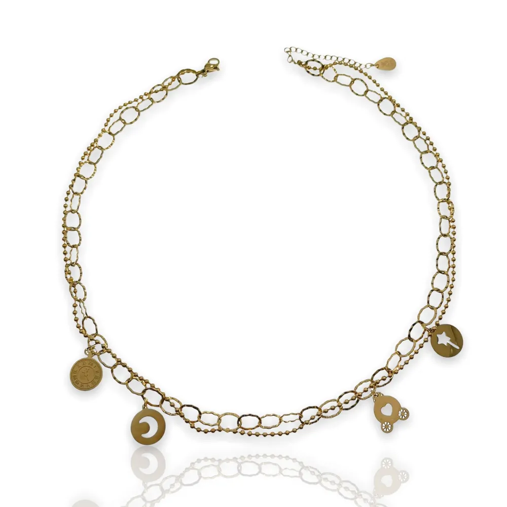 Favola-Collana Corta in Acciaio - CAC-413-2181