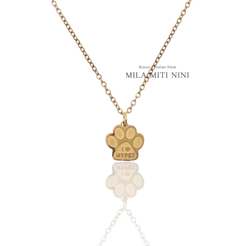 Zampa i love my pet-Collana Corta in Acciaio - CAC-413-2378