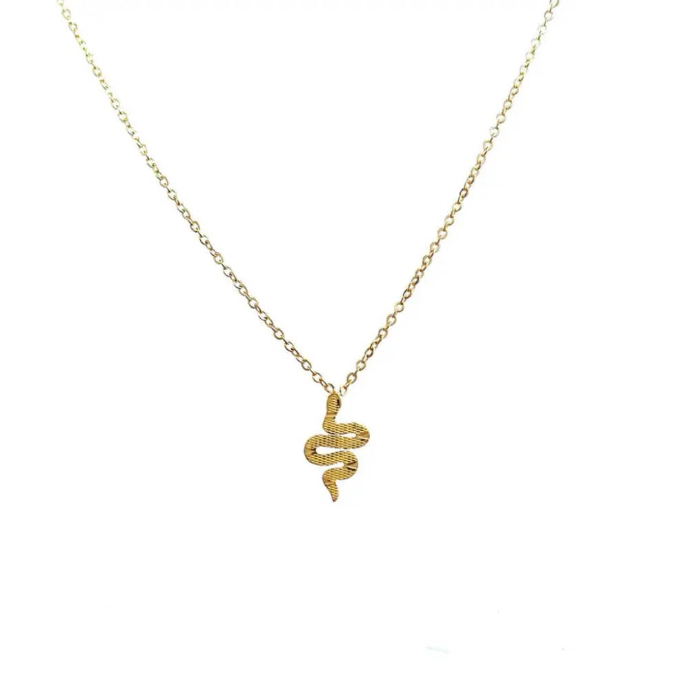 Serpente-Collana Corta in Acciaio - CAC450-451