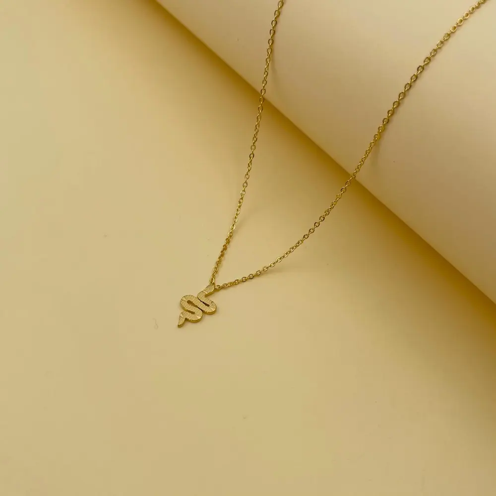 Serpente-Collana Corta in Acciaio - CAC450-451