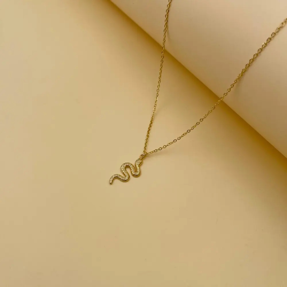 Serpente-Collana Corta in Acciaio - CAC450-455