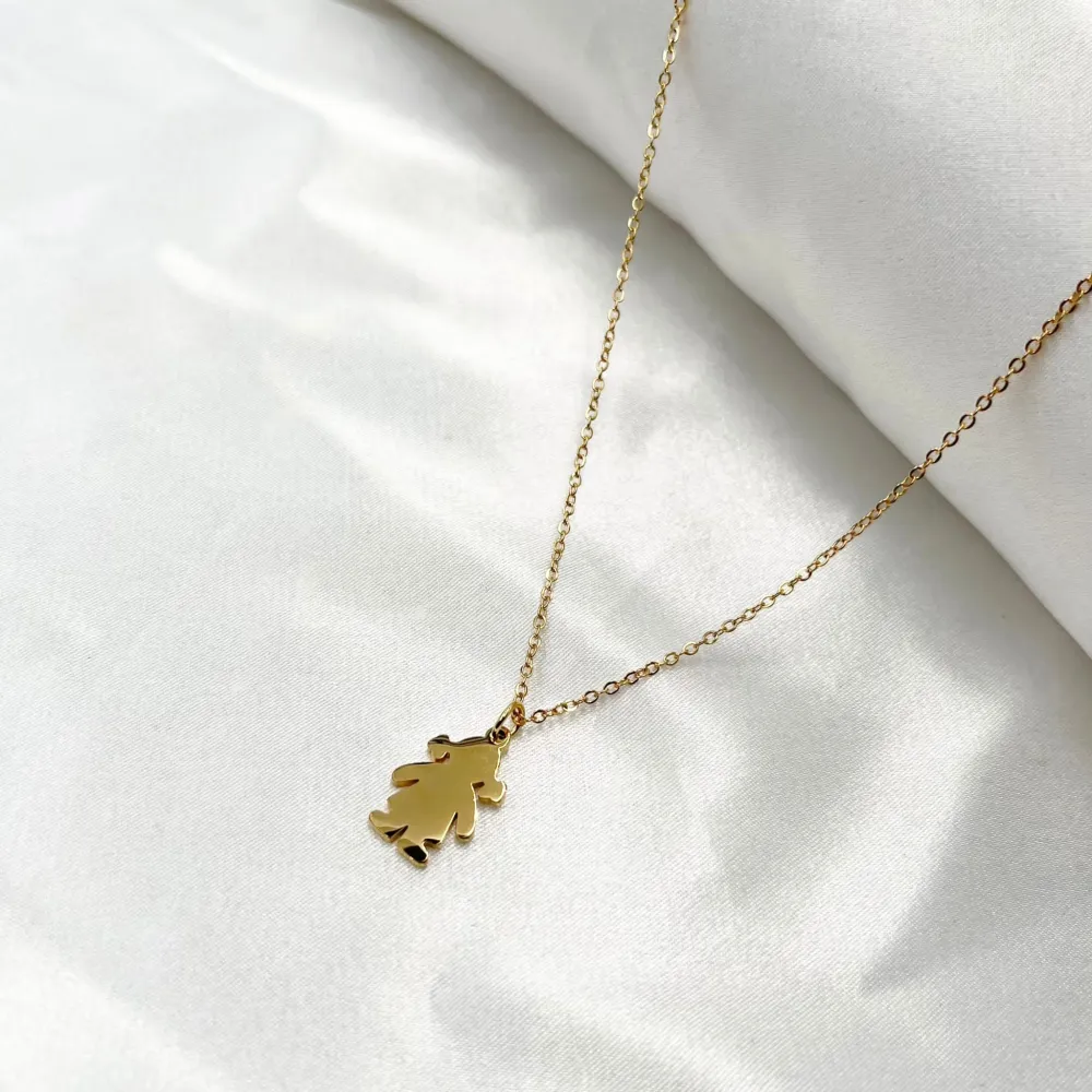 Bimba -Collana Corta in Acciaio - CAC-450-528a