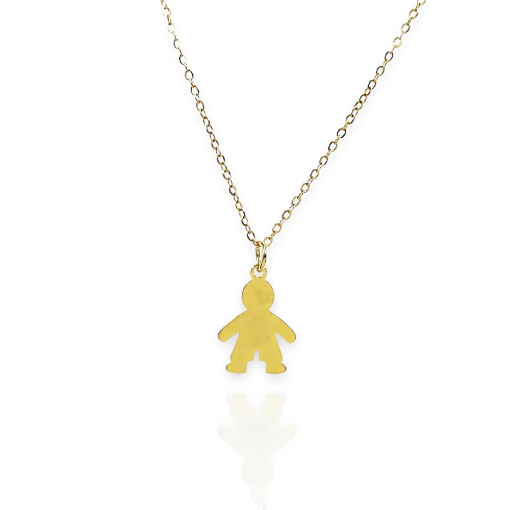 Bimbo -Collana Corta in Acciaio - CAC-450-528