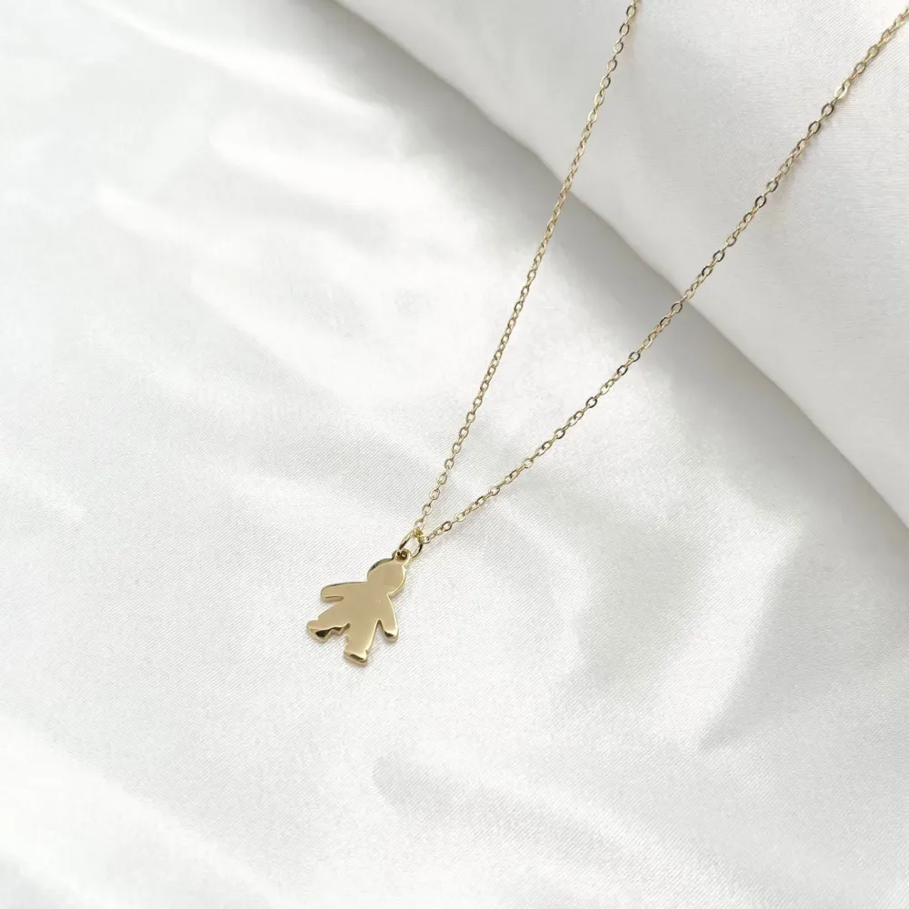 Bimbo -Collana Corta in Acciaio - CAC-450-528