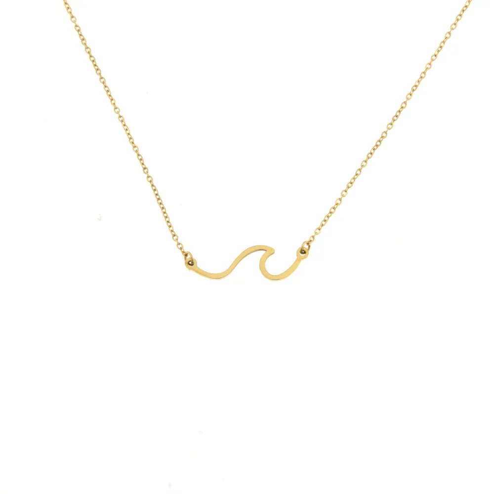 CAC6613-Onda- Collana Girocollo in Acciaio - CAC6613-Onda- Collana Girocollo in Acciaio