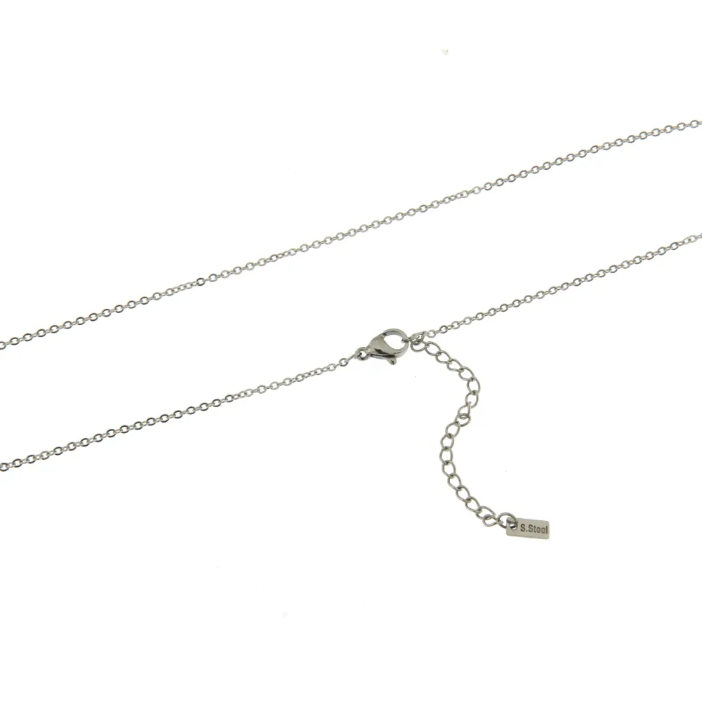 CAC6867-Puzzle Gatto-Collana Coppia Girocollo in Acciaio - CAC6867-Puzzle Gatto-Collana Coppia Girocollo in Acciaio