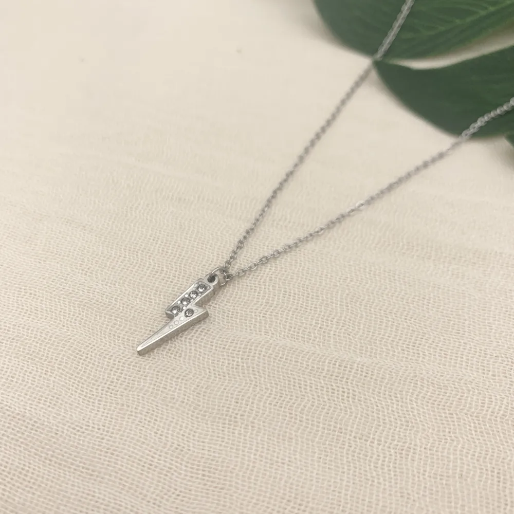 CAC7228-Fulmine- Collana Girocollo in Acciaio - CAC7228-Fulmine- Collana Girocollo in Acciaio