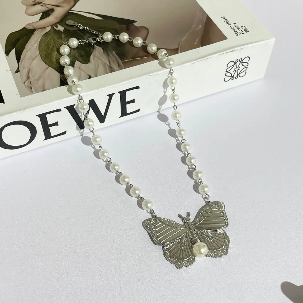 Farfalla-Collana Corta in Acciaio - CAC-732-260