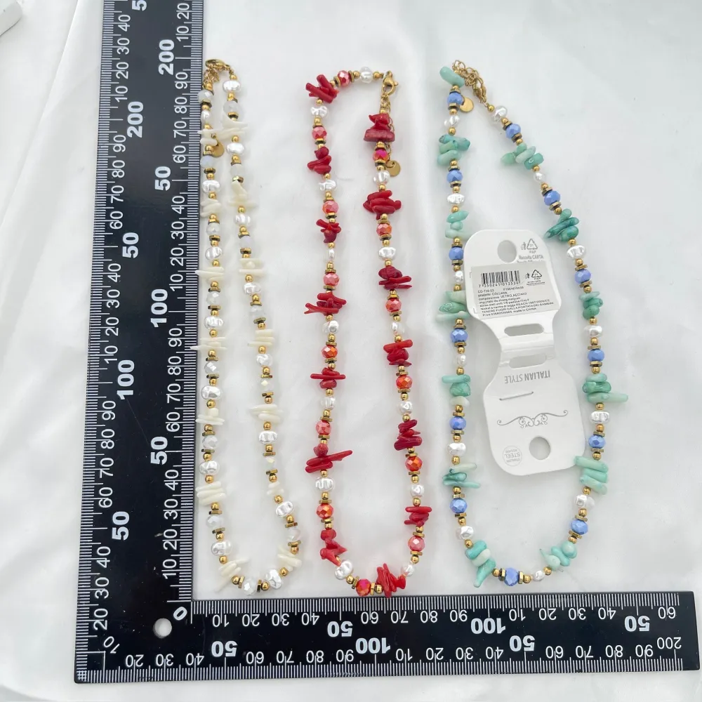 Pietrine -Collana Corta in Acciaio - CAC-735-53