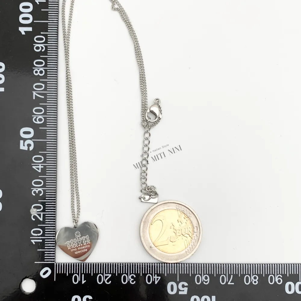 CAC7742-Best Teacher-Collana Corta in Acciaio - CAC7742-Best Teacher-Collana Corta in Acciaio