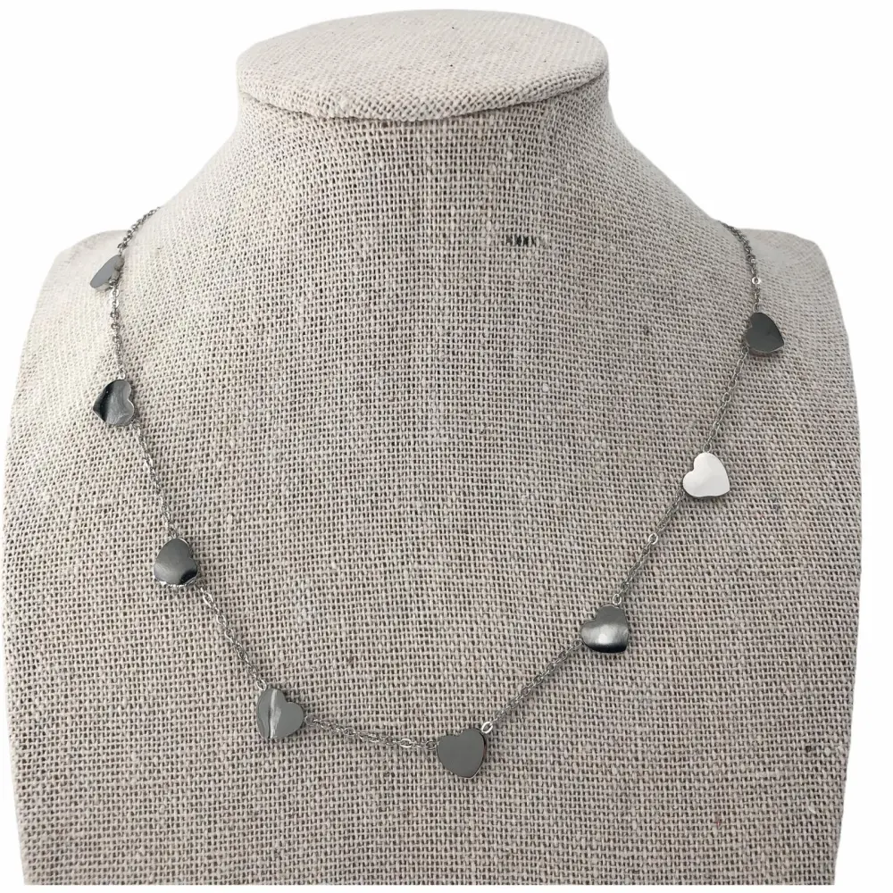 CAC-8 Cuorecini  5266 - Collana Corta in Acciaio - CAC-8 Cuorecini  5266 - Collana Corta in Acciaio