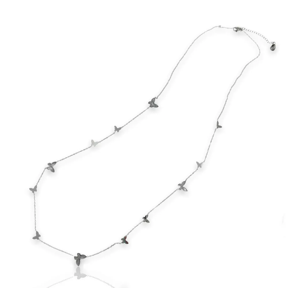 Farfalla-Collana Lunga in Acciaio - CAL-413-2080