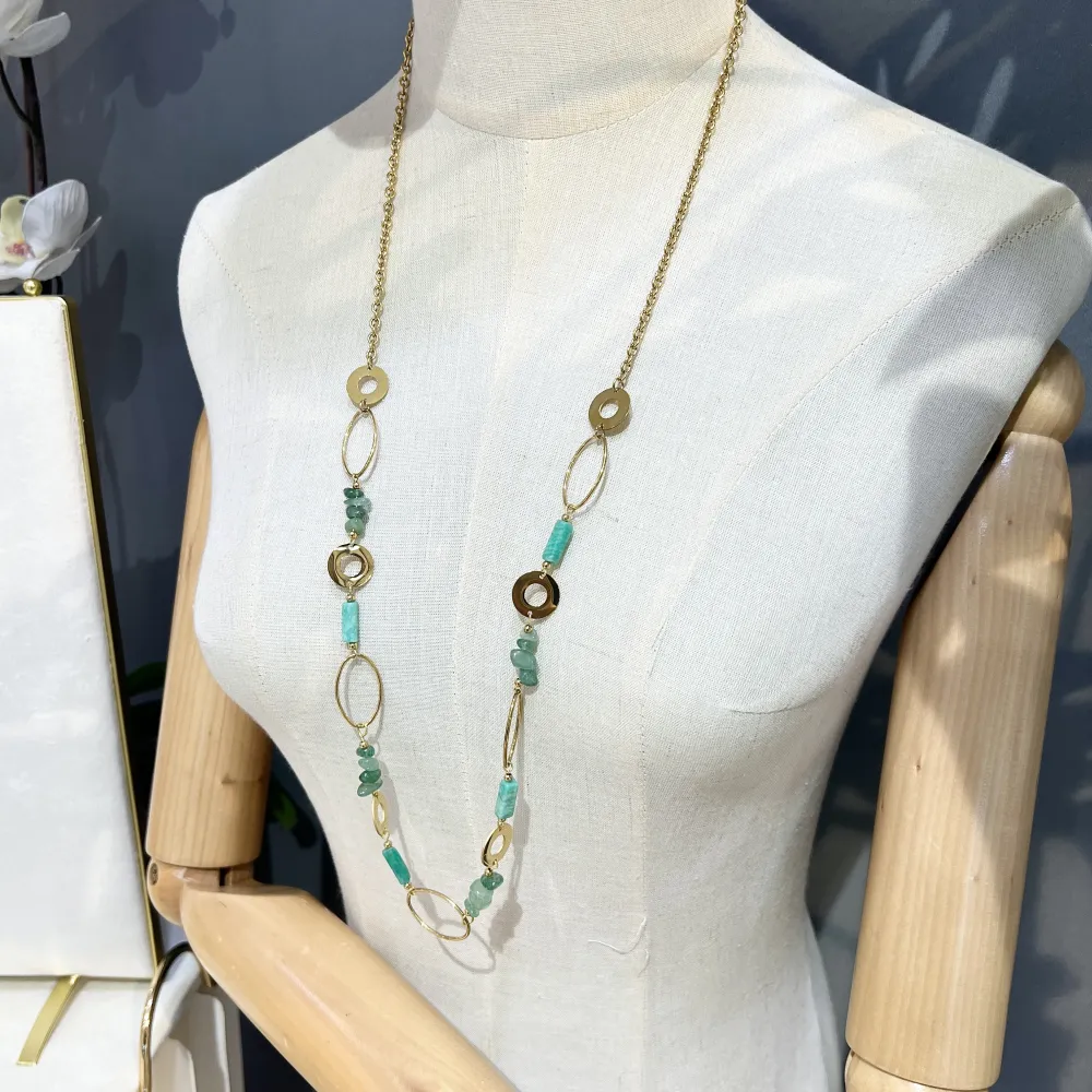 Catena-Collana Lunga in Acciaio - CAL-765-30