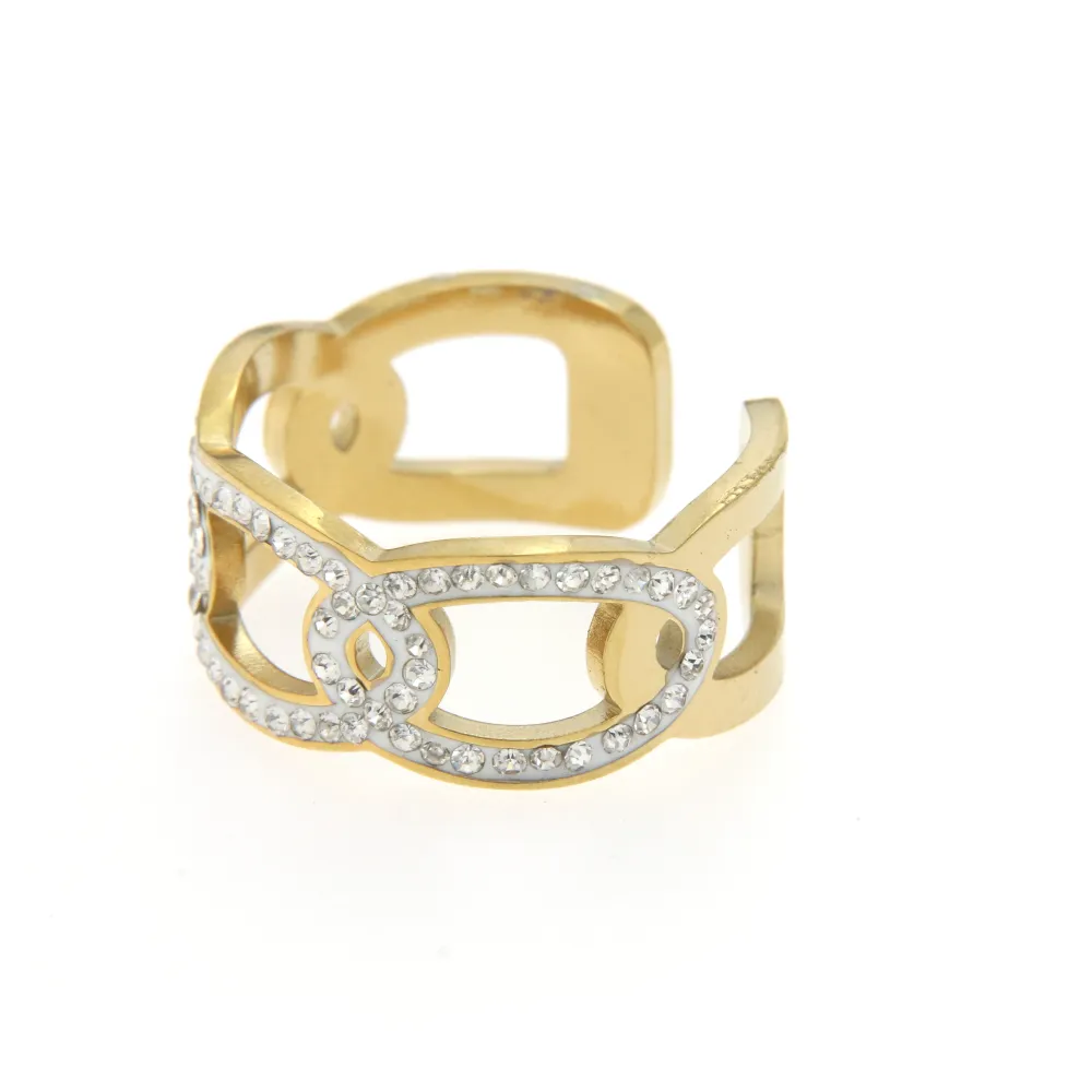 Catena 3141 - Anello Regolabile in Acciaio - Catena 3141 - Anello Regolabile in Acciaio