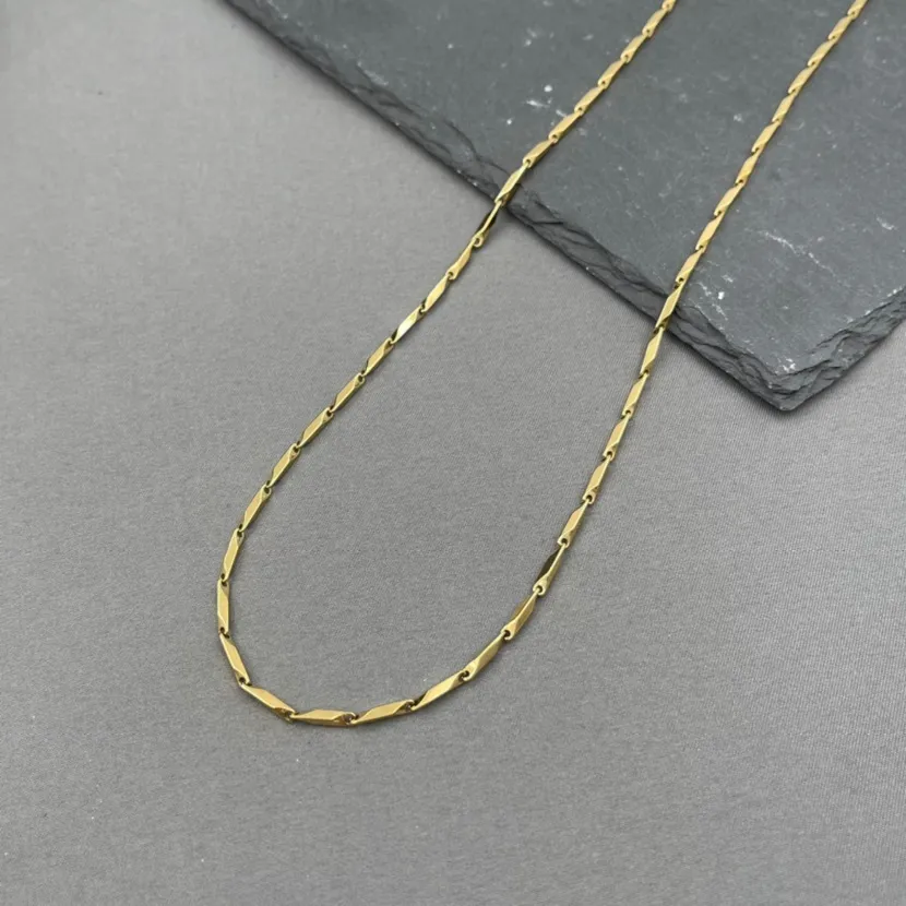 Catena 2mm 50cm-Collana in Acciaio da Uomo - CAU-208-257-258-259