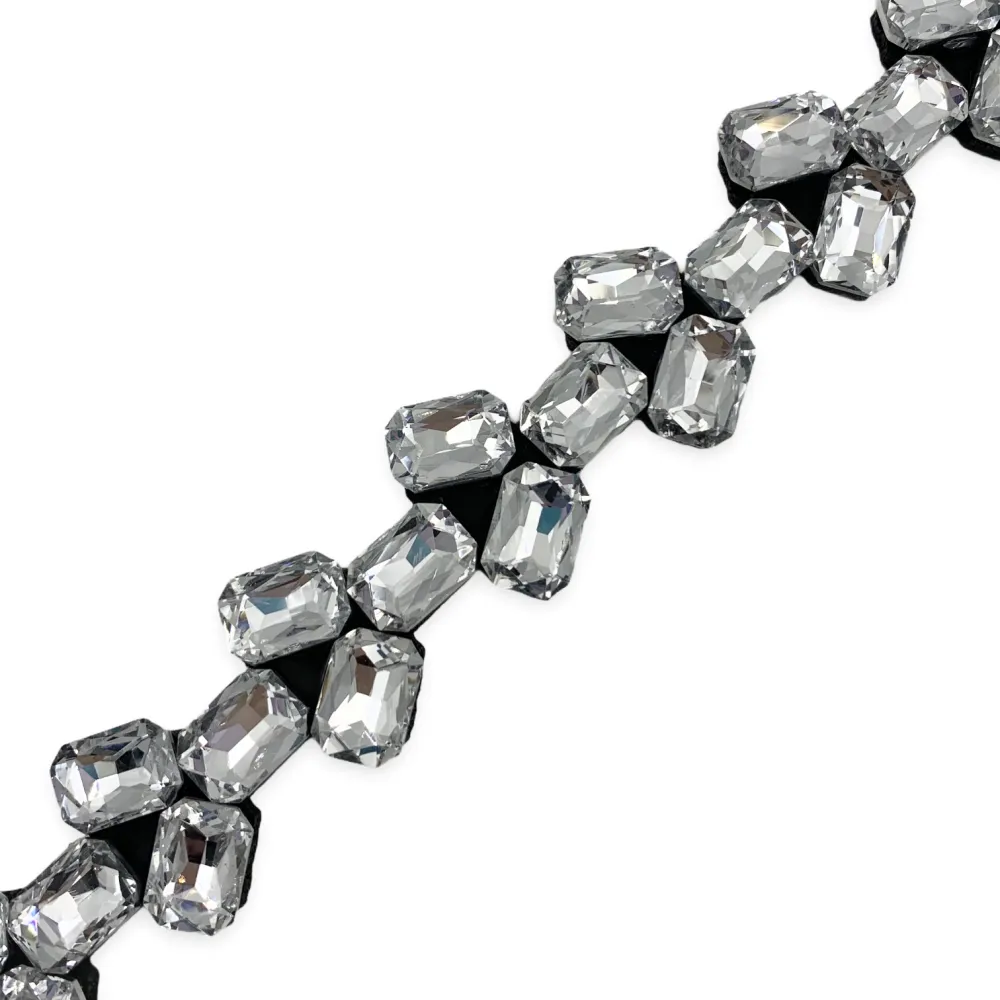 CIN5878-Rettangolare-Cintura  con Pietre Colorate - CIN5878-Rettangolare-Cintura  con Pietre Colorate