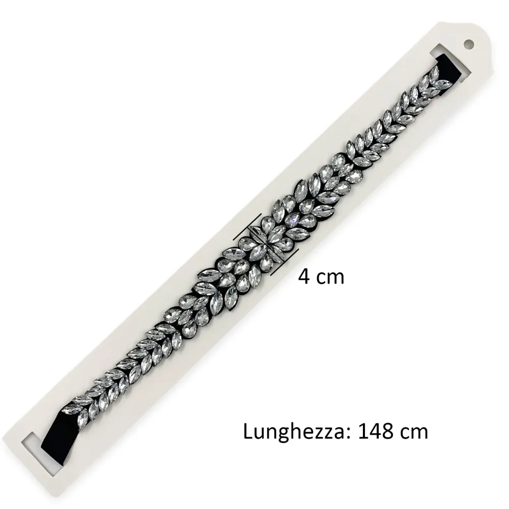 CIN5884-Fiore-Cintura con Pietre Colorate - CIN5884-Fiore-Cintura con Pietre Colorate