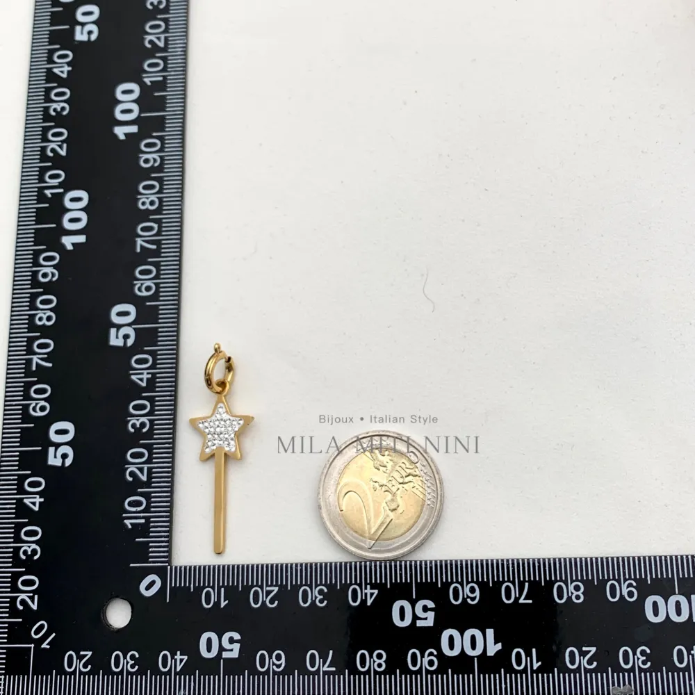 Bacchetta Magica-Ciondolo in Acciaio - CIO413-095