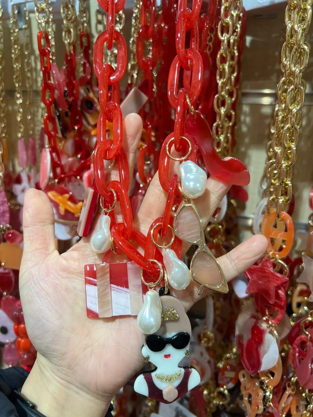 Audrey-Collana Corta Moda - CMC-14452PE